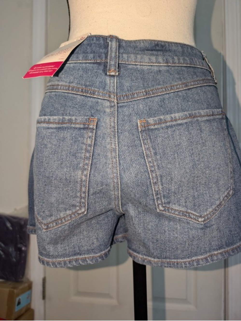 Sonoma Light Blue High-Rise Denim Jean Shorts